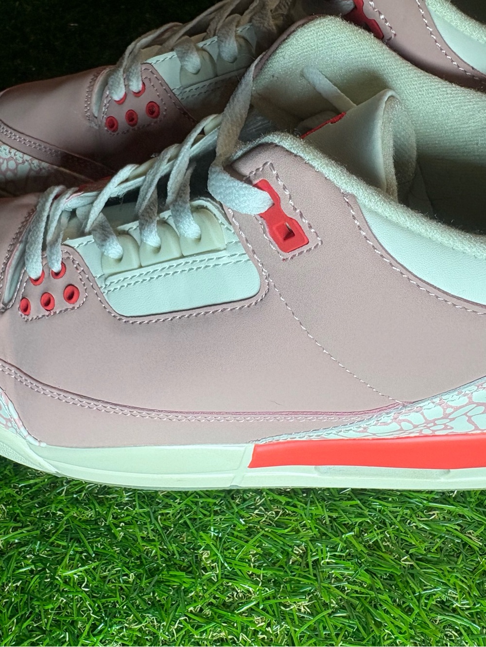 2021 Nike Women’s Air Jordan 3 Retro “Rust Pink” women’s 8.5. #elephantprint